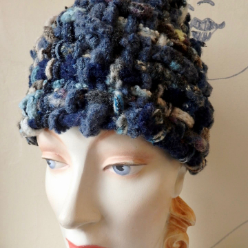 Woven with "Fur" Top