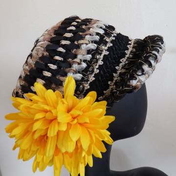 Crocheted Ribbons, Flower!!