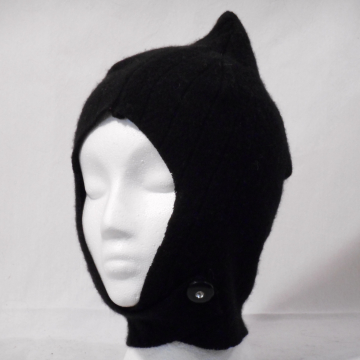 Black Cashmere Balaclava