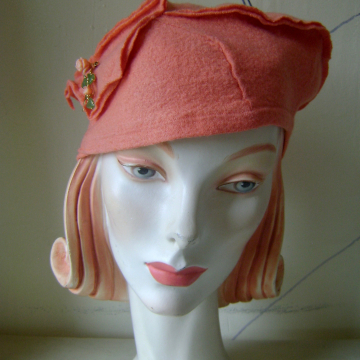 Lil' Cap with Rose Pin