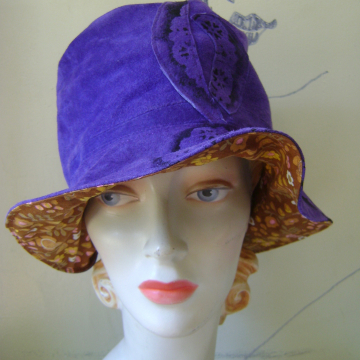 Reversible Suede Bucket Hat