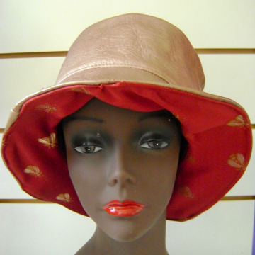 Leather and Bees Bucket Hat