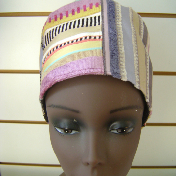 Velvety Stripey Toque