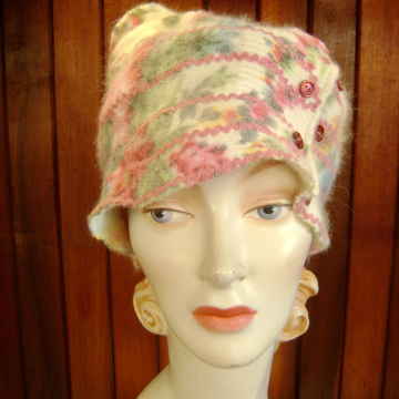 Fuzzy RickRack and Buttons