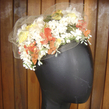 Mixed Flower Fascinator