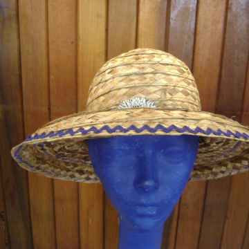 Blue RickRack Sunhat