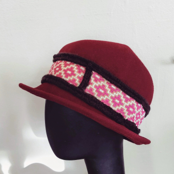 Bowler with Upholstery Trim