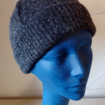 Grey Cap with Tassel