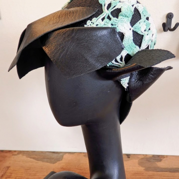 Leather Petals Doily Flower