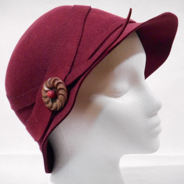 Marroon Cloche