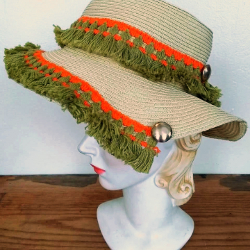 Orange and Green Fringe