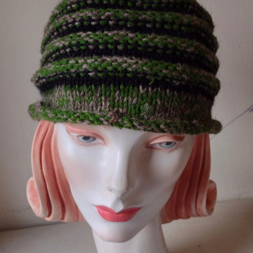 Striped Knit Cap