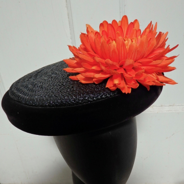 Flat Hat with Big Flower