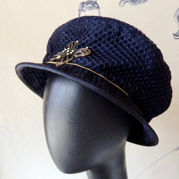 Cab Driver Cap with Butterfly