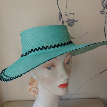 Turquoise Bolero Sunhat