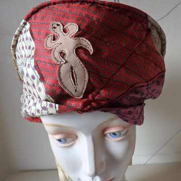 Silk Tie Hat with lil' Creature