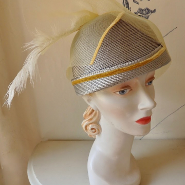 Summer Cloche w/Feather